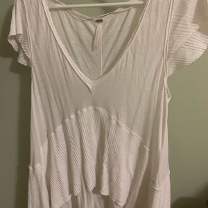 White Free People Top